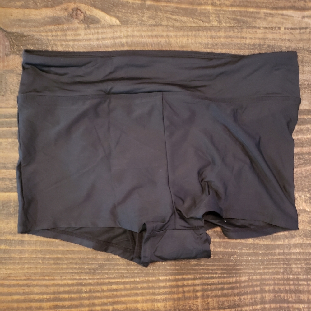 Kt. By Knix Teen Period Swim Shorts Black Size XL Full Coverage NWOT